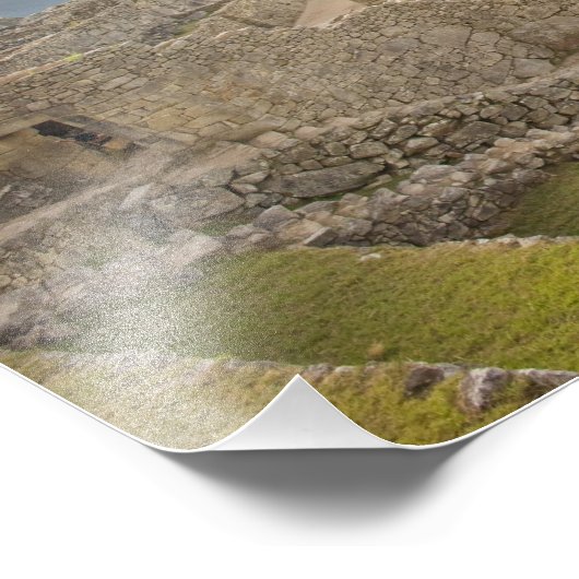 Machu Picchu, oude ruïnes, UNESCO-wereld 2 Foto Afdruk (Hoek)