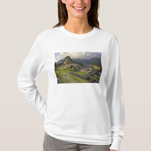 Machu Picchu, oude ruïnes, UNESCO-wereld T-shirt (Voorkant)