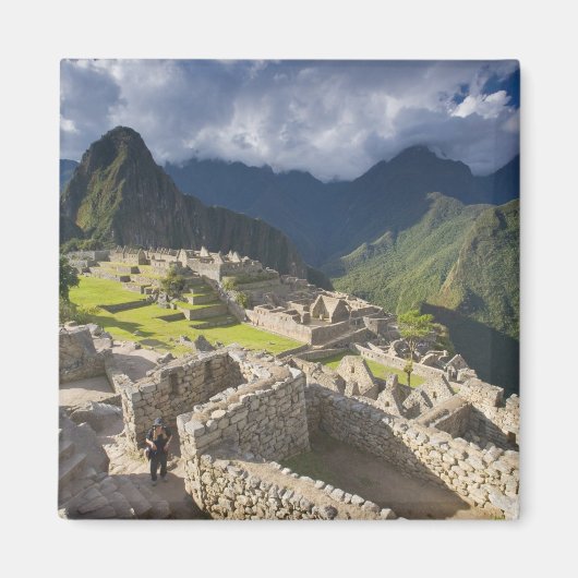 Machu Picchu, oude ruïnes, UNESCO werelderfgoed 3 Magneet (Voorkant)