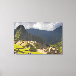 Machu Picchu, oude ruïnes, UNESCO werelderfgoed 4 Canvas Afdruk