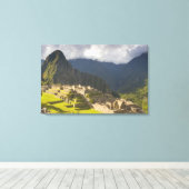 Machu Picchu, oude ruïnes, UNESCO werelderfgoed 4 Canvas Afdruk (Insitu (Houten vloer))