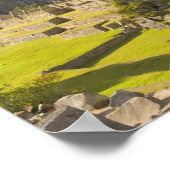 Machu Picchu, oude ruïnes, UNESCO werelderfgoed 4 Poster (Hoek)