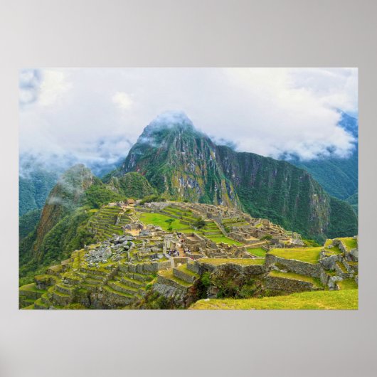 Machu Picchu Overlook, Peru Poster (Voorkant)