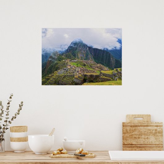 Machu Picchu Overlook Poster (Keuken)