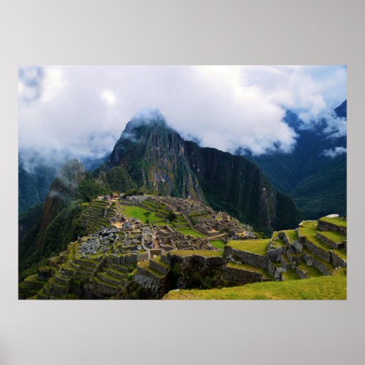 Machu Picchu Overlook Poster (Voorkant)