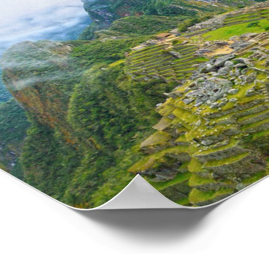 Machu Picchu Overlook Poster (Hoek)