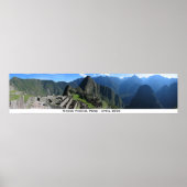 Machu Picchu Panorama 2 Poster (Voorkant)
