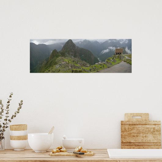 Machu Picchu Panorama Poster (Keuken)