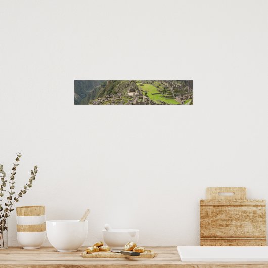 Machu Picchu Panorama Poster (Keuken)
