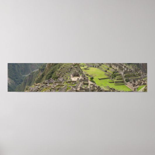 Machu Picchu Panorama Poster (Voorkant)