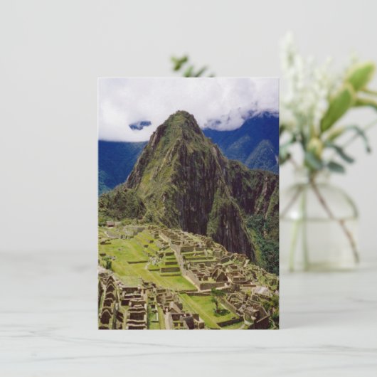 Machu Picchu, Peru (Staand voorkant)