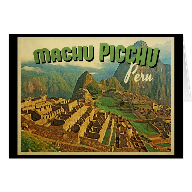 Machu Picchu Peru (Voorkant Horizontaal)