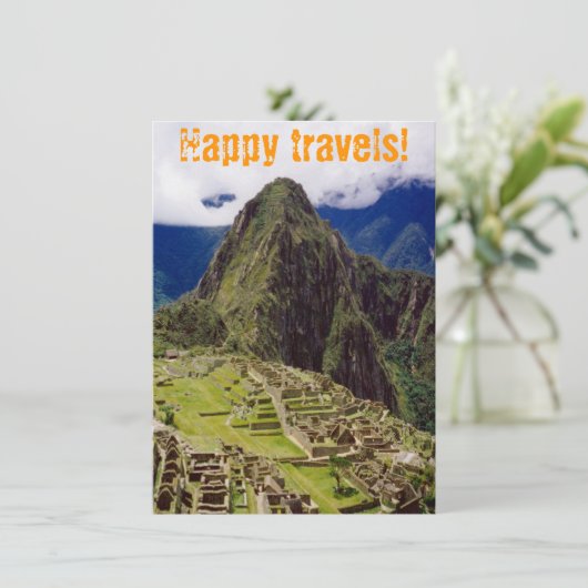 Machu Picchu, Peru (Staand voorkant)