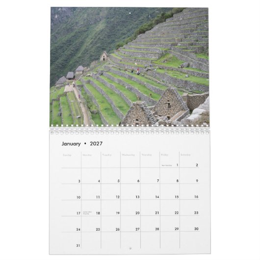 Machu Picchu Peru 2015 Agenda Kalender (Jan 2027)