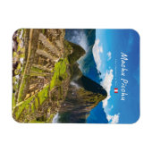 Machu Picchu, Peru - Afgeronde ruïnes van Inca-cit Magneet (Horizontaal)