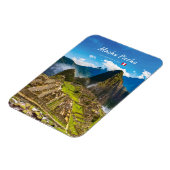 Machu Picchu, Peru - Afgeronde ruïnes van Inca-cit Magneet (Linkerzijde)