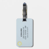 Machu Picchu Peru Bagagelabel (Achterkant verticaal)