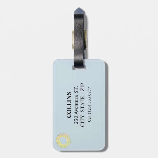 Machu Picchu Peru Bagagelabel (Achterkant verticaal)