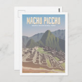 Machu Picchu Peru Beroemde reisplaats Briefkaart (Voorkant / Achterkant)