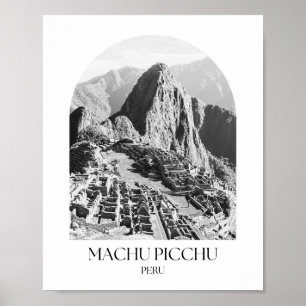 Machu Picchu Peru Boogfoto afdrukken Poster