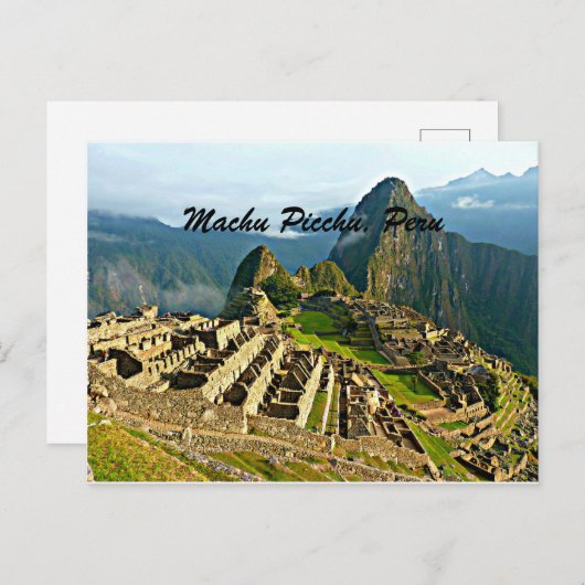 Machu Picchu, Peru Briefkaart (Voorkant / Achterkant)