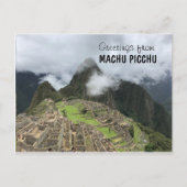 Machu Picchu, Peru Briefkaart (Voorkant)