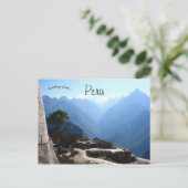 Machu Picchu Peru Briefkaart (Staand voorkant)