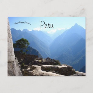 Machu Picchu Peru Briefkaart