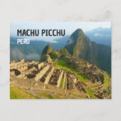 Machu PIcchu, Peru Briefkaart (Voorkant)