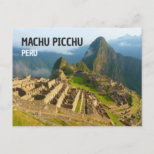Machu PIcchu, Peru Briefkaart (Voorkant)