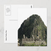 Machu Picchu, Peru Briefkaart (Voorkant / Achterkant)