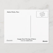 Machu Picchu, Peru Briefkaart (Achterkant)