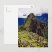 Machu Picchu, Peru Briefkaart (Voorkant / Achterkant)