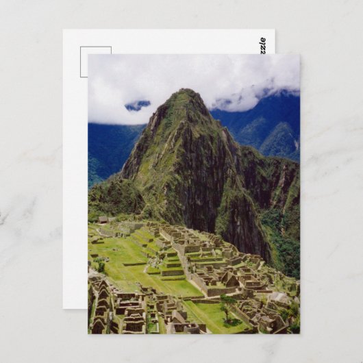 Machu Picchu, Peru Briefkaart (Voorkant / Achterkant)