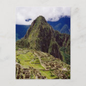 Machu Picchu, Peru Briefkaart (Voorkant)