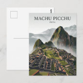 Machu Picchu Peru Briefkaart (Voorkant / Achterkant)