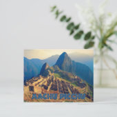 Machu Picchu Peru Briefkaart (Staand voorkant)