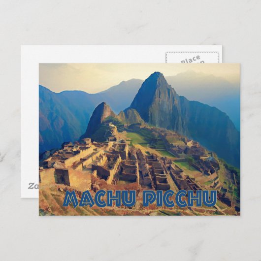 Machu Picchu Peru Briefkaart (Voorkant / Achterkant)