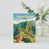 Machu Picchu Peru Briefkaart (Staand voorkant)