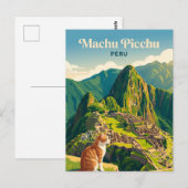 Machu Picchu Peru Briefkaart (Voorkant / Achterkant)