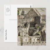Machu Picchu, Peru Briefkaart (Voorkant / Achterkant)
