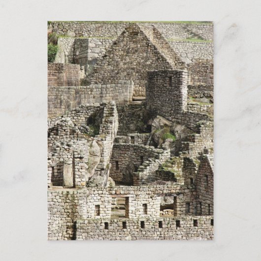 Machu Picchu, Peru Briefkaart (Voorkant)