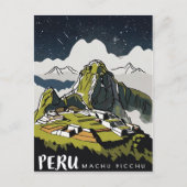 Machu Picchu, Peru Briefkaart (Voorkant)