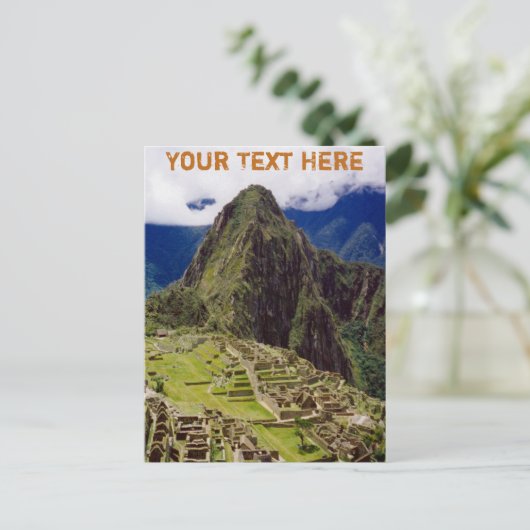  Machu Picchu, Peru Briefkaart (Staand voorkant)