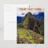  Machu Picchu, Peru Briefkaart (Voorkant / Achterkant)