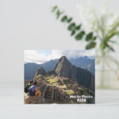 Machu Picchu, Peru Briefkaart (Staand voorkant)