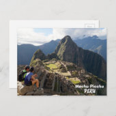 Machu Picchu, Peru Briefkaart (Voorkant / Achterkant)