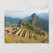 Machu Picchu, Peru Briefkaart (Voorkant)