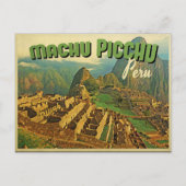Machu Picchu Peru Briefkaart (Voorkant)