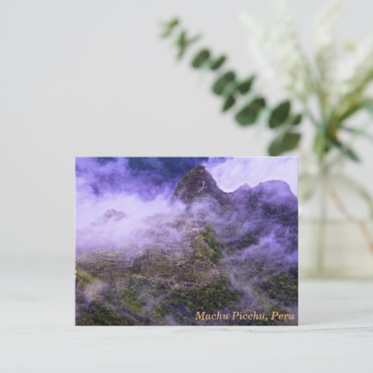Machu Picchu, Peru Briefkaart (Staand voorkant)